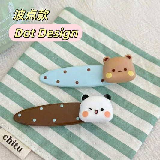 一二布布ins发夹 Bubu & Dudu Dot Hair Clip 🎀