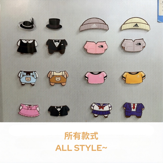 一二布布正品磁吸换装冰箱贴 Bubu & Dudu Magnetic Dress-Up Fridge Magnet 🐻🧲