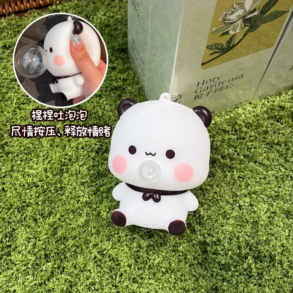 🫧 Bubu & Dudu Bubble Pop Keychain 🐻 一二布布吐泡泡解压挂件