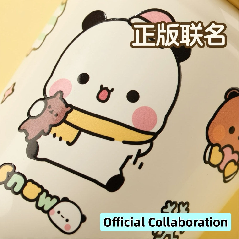 Bubu & Dudu Cute Straw Insulated Cup (Original)一二布布可爱大头吸管保温杯 (正品) 🐻🥤