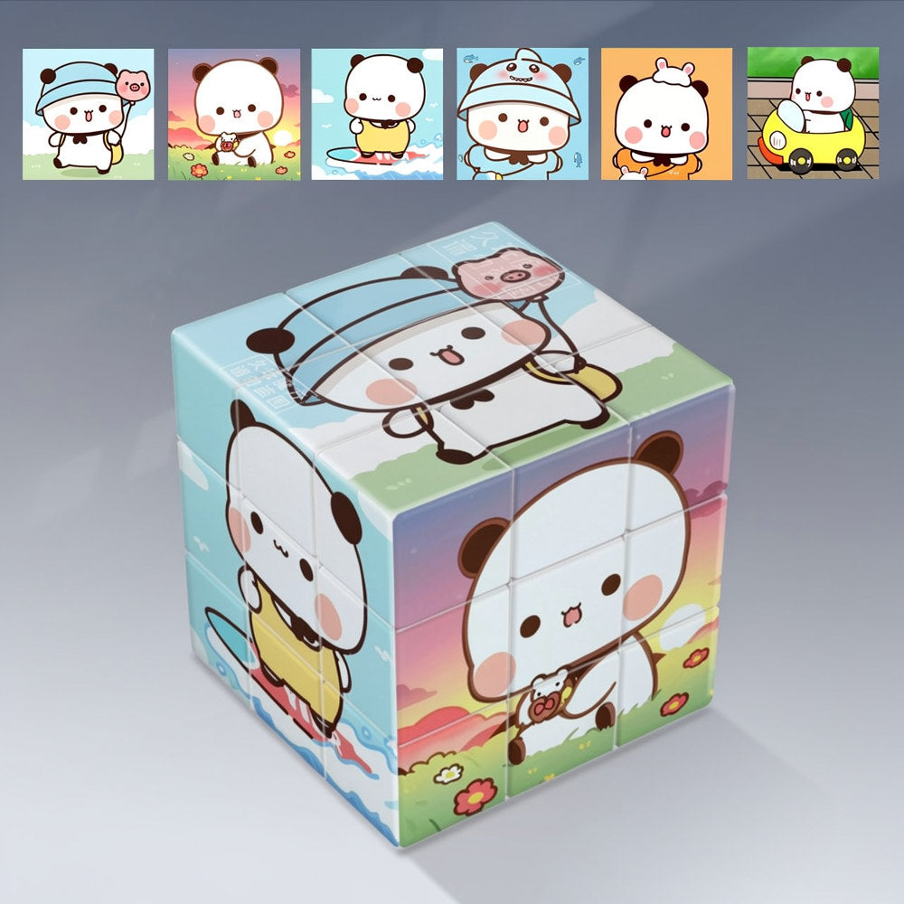 Bubu & Dudu 3×3 Magic Cube 一二布布三阶拼图魔方 🧩