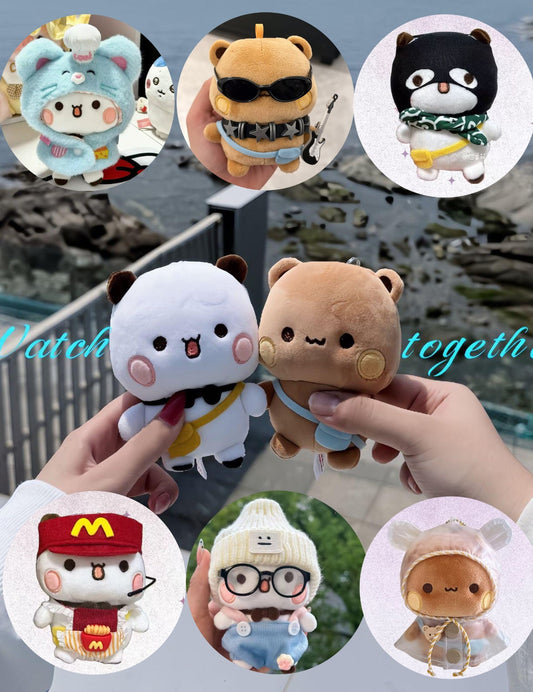 Bubu & Dudu Super Soft Plush Keychain (Original)🧸 一二布布弹力超柔毛绒挂件-正版