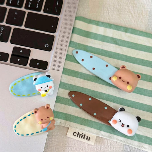 一二布布ins发夹 Bubu & Dudu Dot Hair Clip 🎀