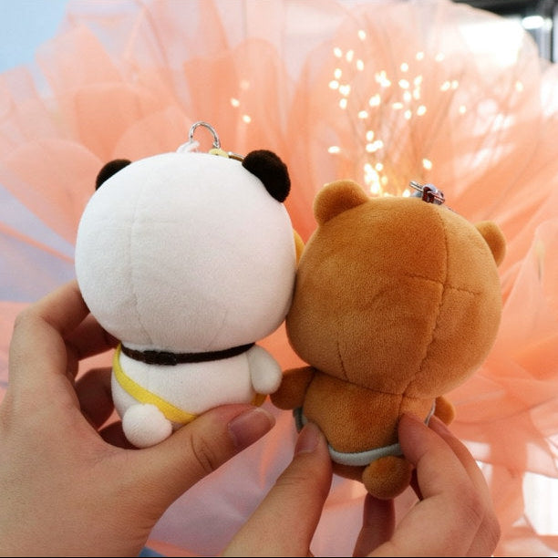 Bubu & Dudu Super Soft Plush Keychain (Original)🧸 一二布布弹力超柔毛绒挂件-正版