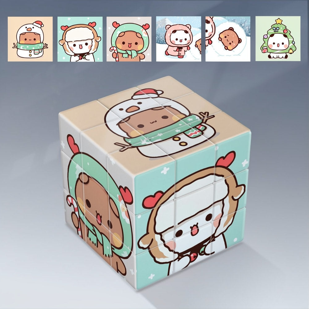 Bubu & Dudu 3×3 Magic Cube 一二布布三阶拼图魔方 🧩