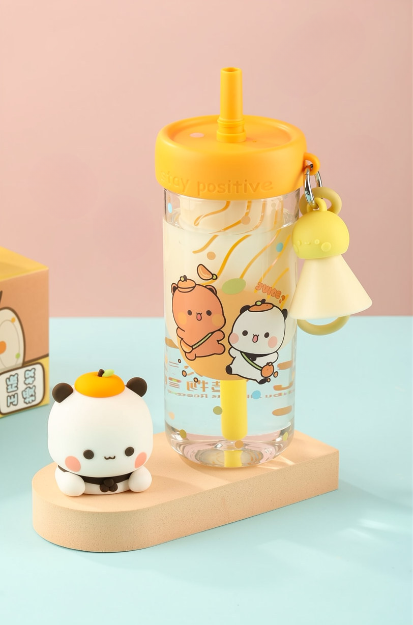 Bubu & Dudu Straw Cup 650ml 吸管杯