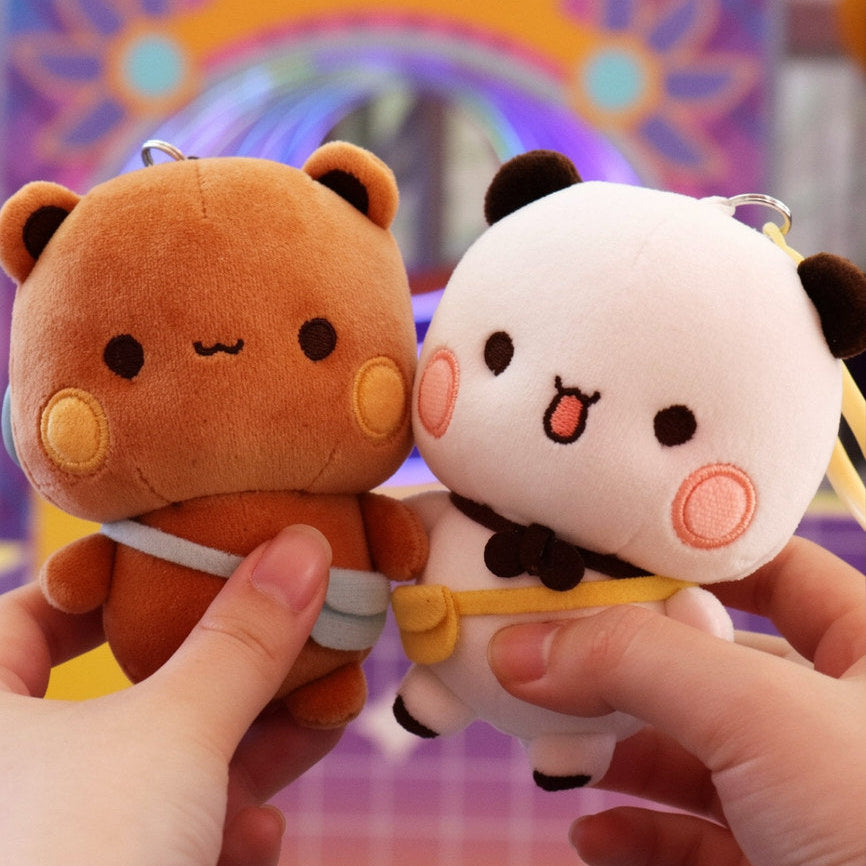 Bubu & Dudu Super Soft Plush Keychain (Original)🧸 一二布布弹力超柔毛绒挂件-正版