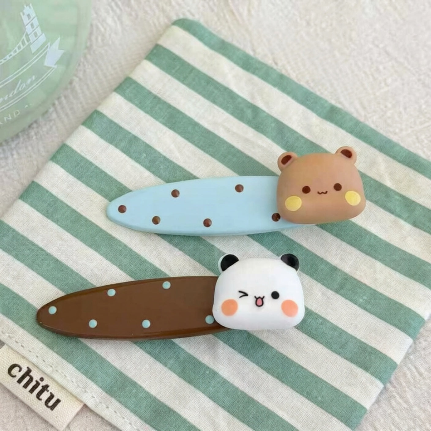 一二布布ins发夹 Bubu & Dudu Dot Hair Clip 🎀