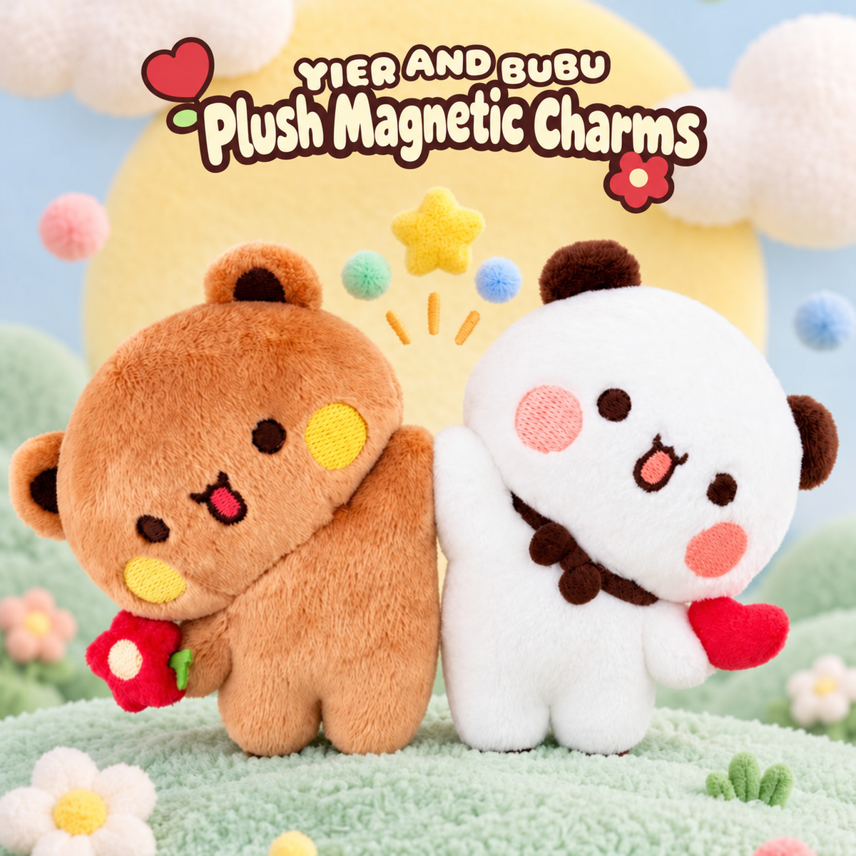 Magnetic Plush Charm 毛绒磁吸贴贴挂件 🧲