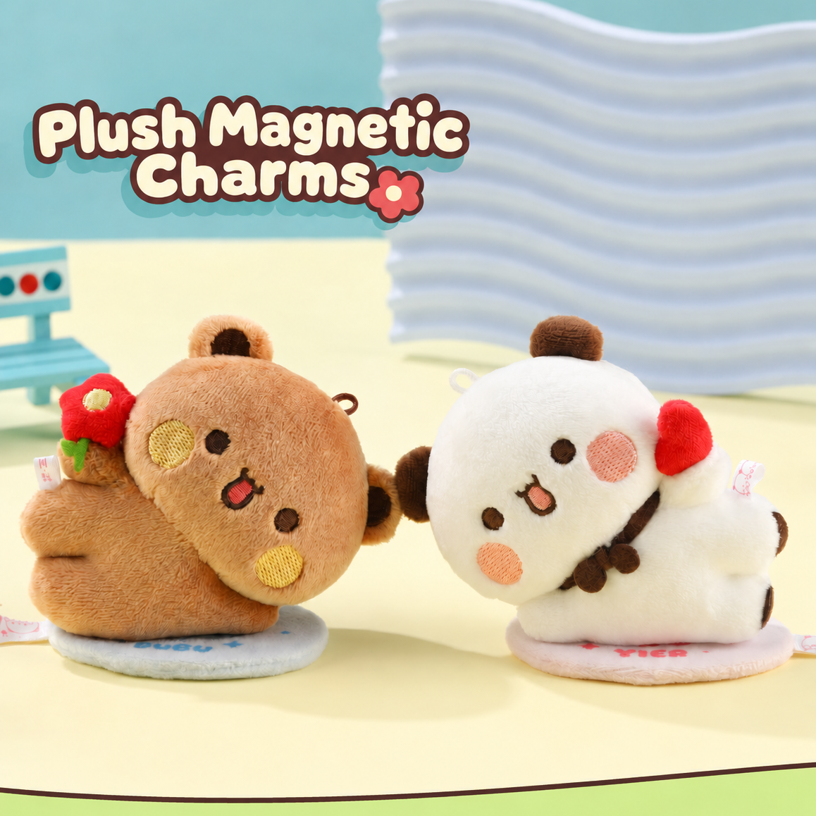 Magnetic Plush Charm 毛绒磁吸贴贴挂件 🧲