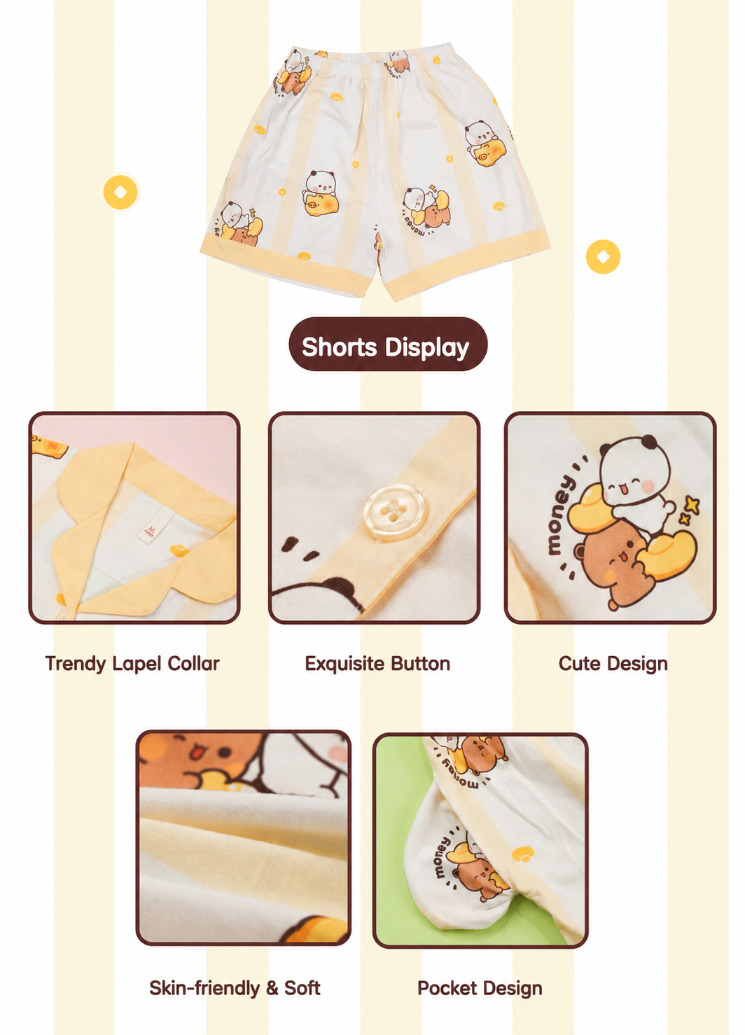Summer Couple Cotton Pajamas 纯棉夏季情侣睡衣 👕