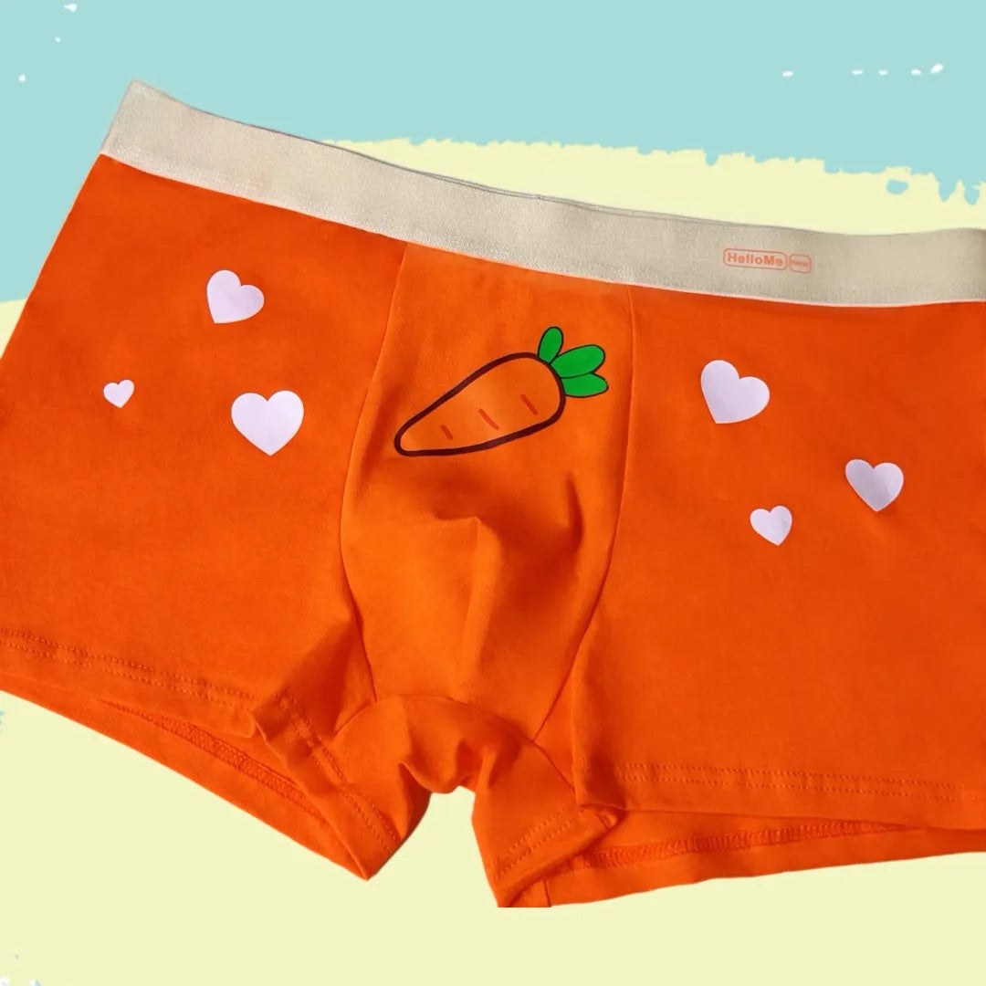Dudu Carrot Men's Boxer 🥕 布布 胡萝卜男士平角内裤