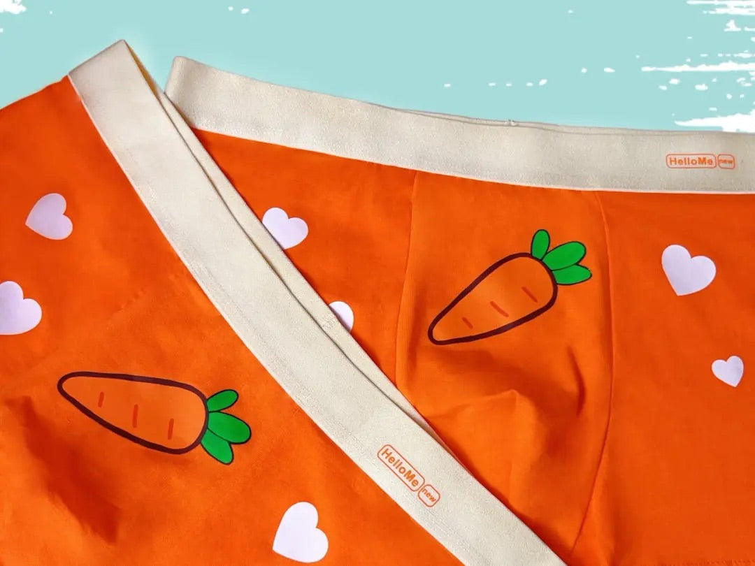 Dudu Carrot Men's Boxer 🥕 布布 胡萝卜男士平角内裤