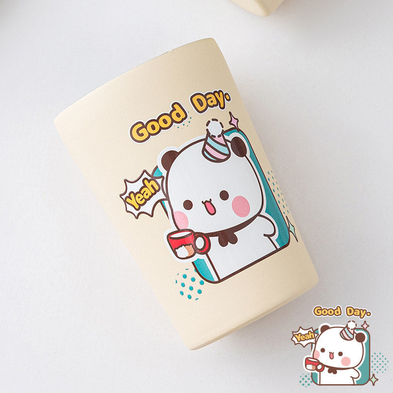 小熊猫不锈钢水杯 Panda Stainless Steel Cup 🥤