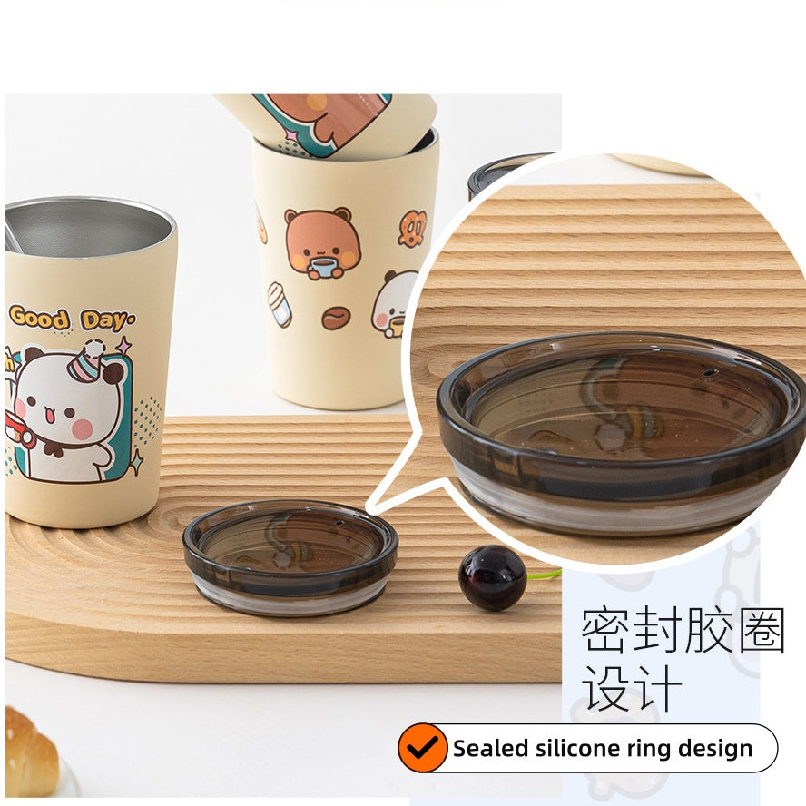 小熊猫不锈钢水杯 Panda Stainless Steel Cup 🥤