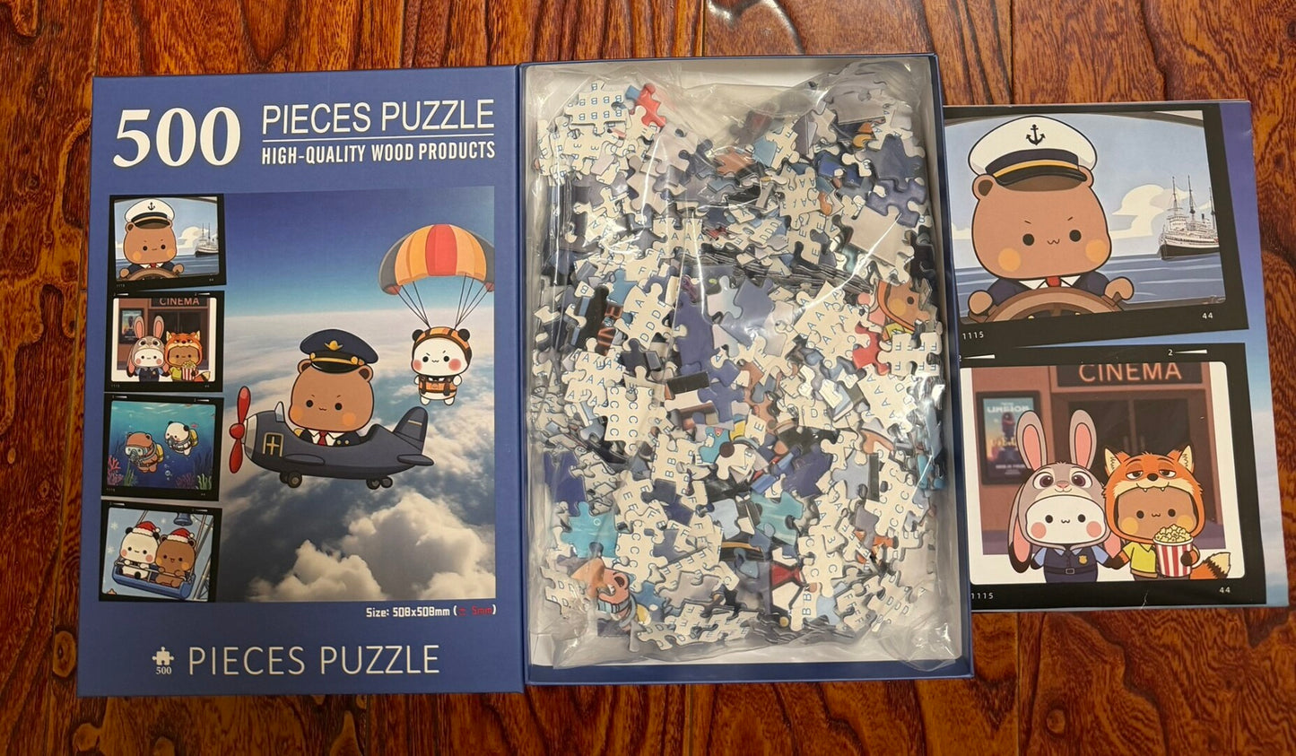 一二布布大冒险500片拼图 Bubu & Dudu Adventure 500-Piece Puzzle 🧩