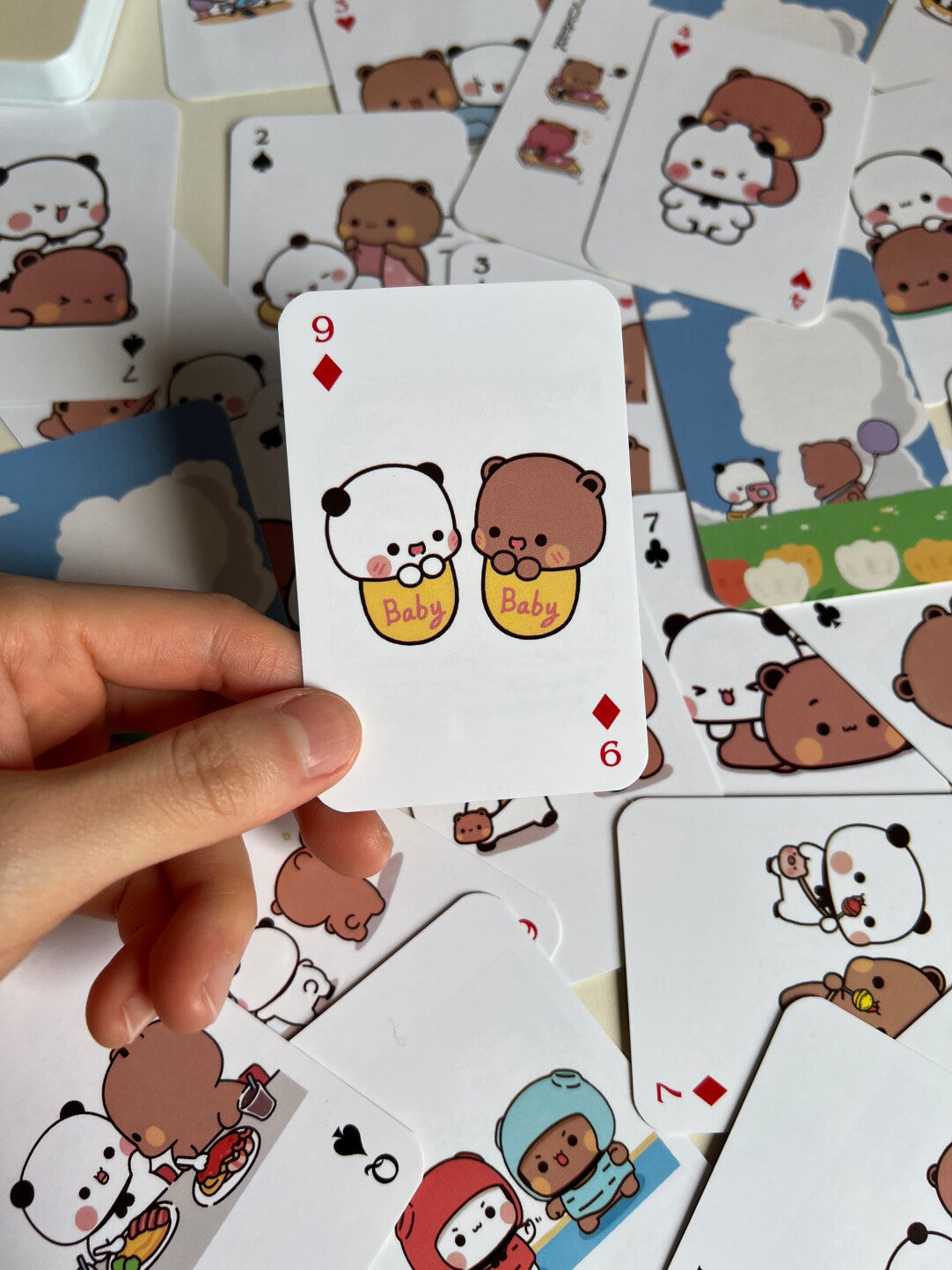 口袋铁盒扑克牌 Pocket Size Tin Box Playing Cards 🃏🐻