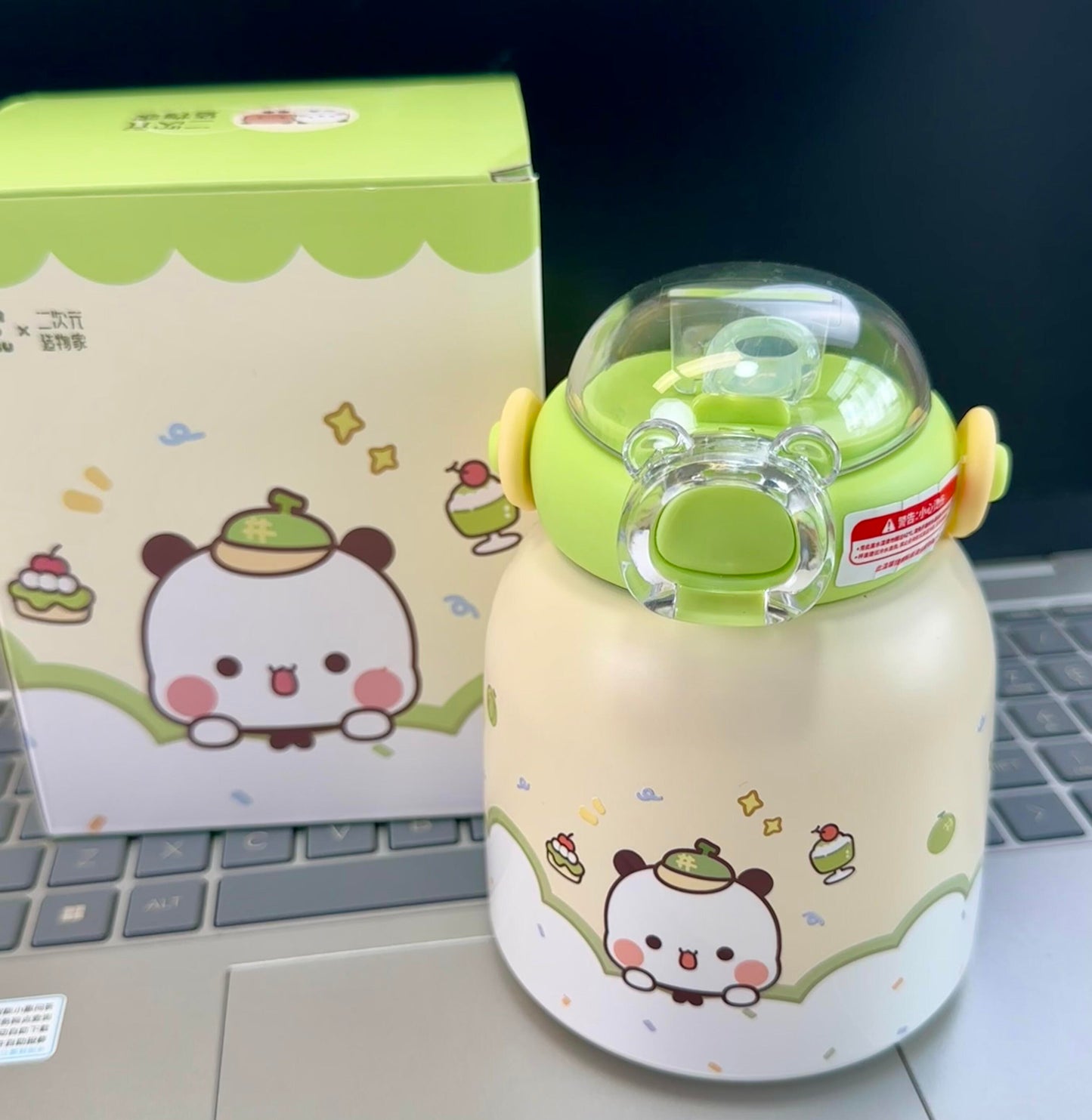 一二布布蜜瓜主题保温瓶 Bubu & Dudu Melon Theme Insulated Bottle🥤