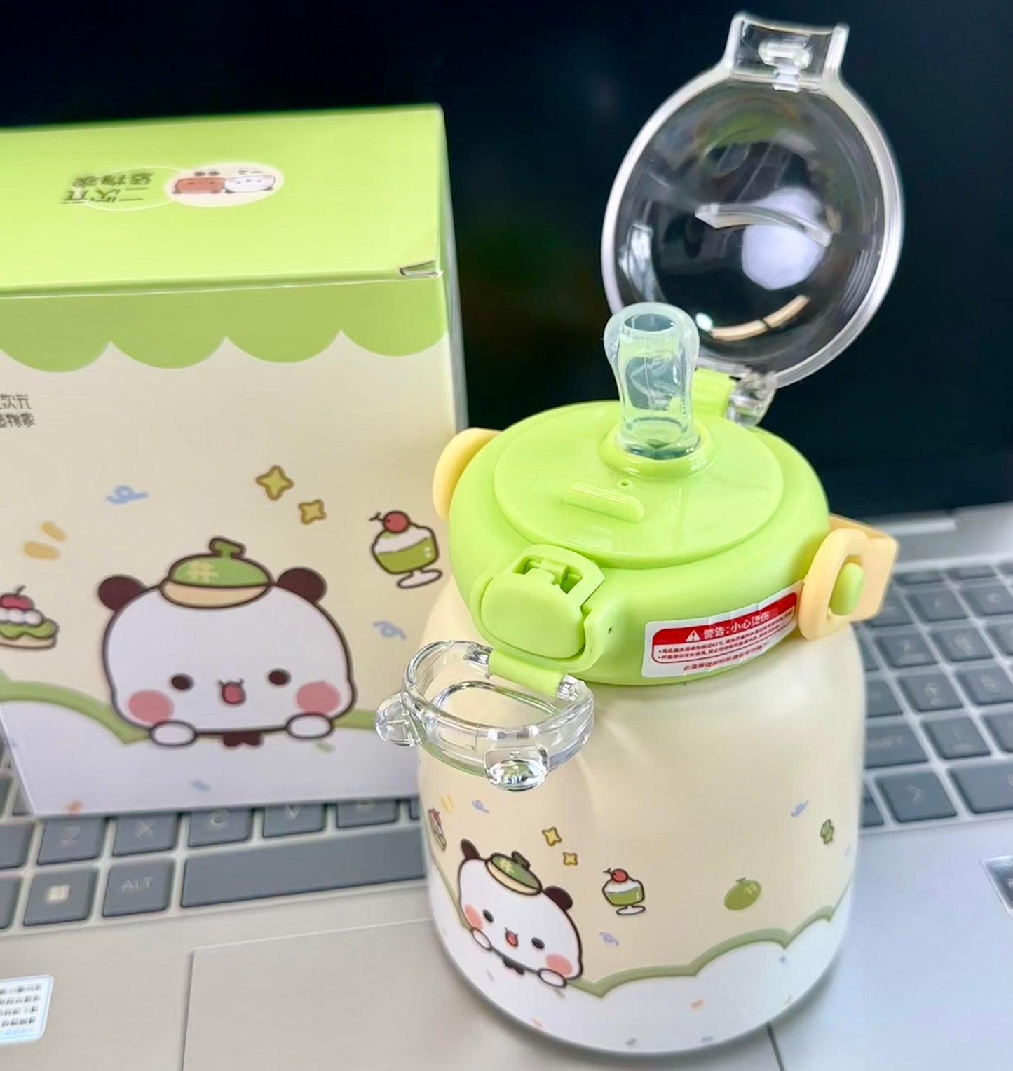 一二布布蜜瓜主题保温瓶 Bubu & Dudu Melon Theme Insulated Bottle🥤