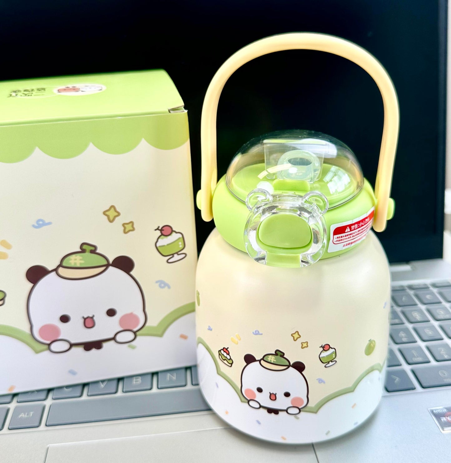 一二布布蜜瓜主题保温瓶 Bubu & Dudu Melon Theme Insulated Bottle🥤