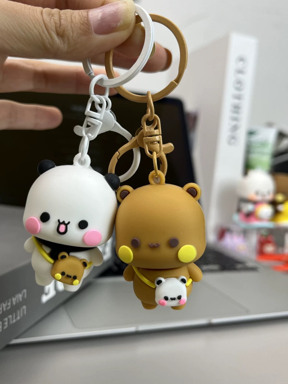 一二布布钥匙扣挂件 Bubu & Dudu Keychain Charm