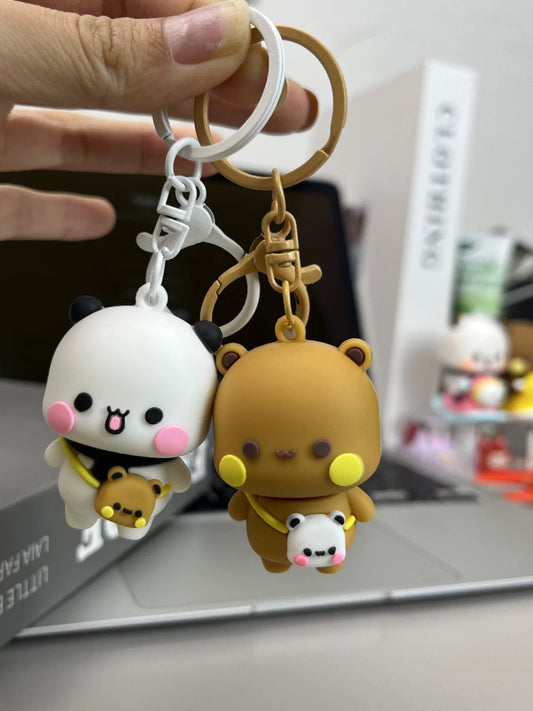 Bubu & Dudu Keychain Charm 一二布布钥匙扣挂件
