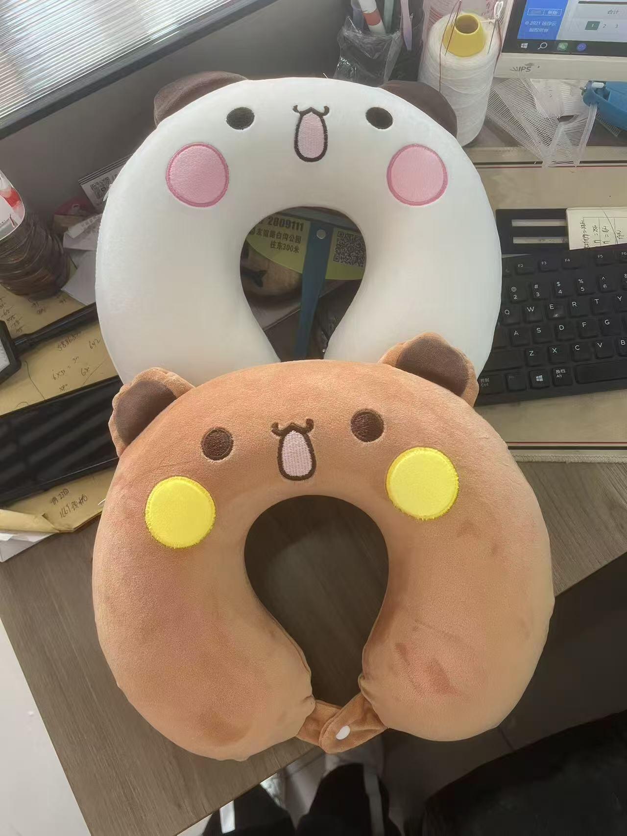 一二布布记忆棉U型午睡枕 Travel neck pillow