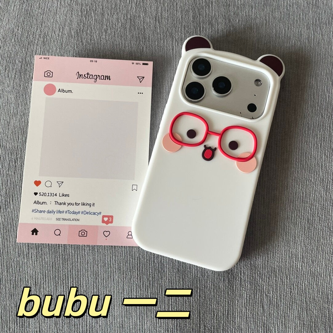 Glasses Bubu Dudu Phone Case 眼镜小熊手机壳 📱