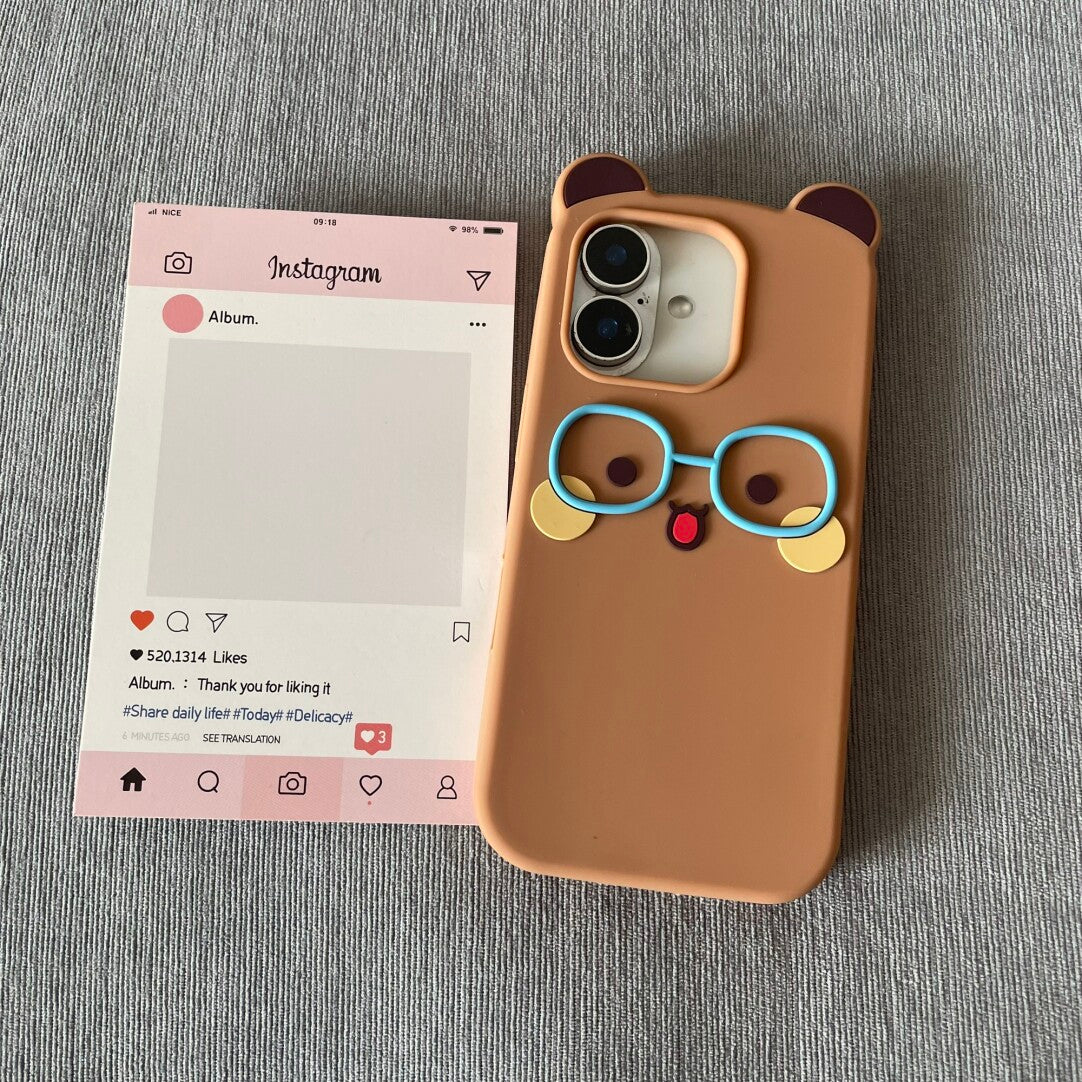眼镜小熊手机壳 Glasses Bubu Dudu Phone Case📱
