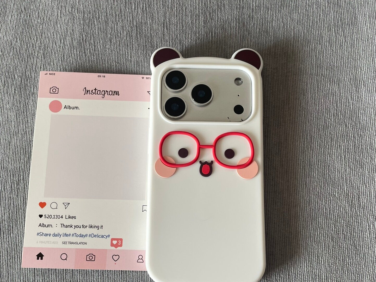 眼镜小熊手机壳 Glasses Bubu Dudu Phone Case📱