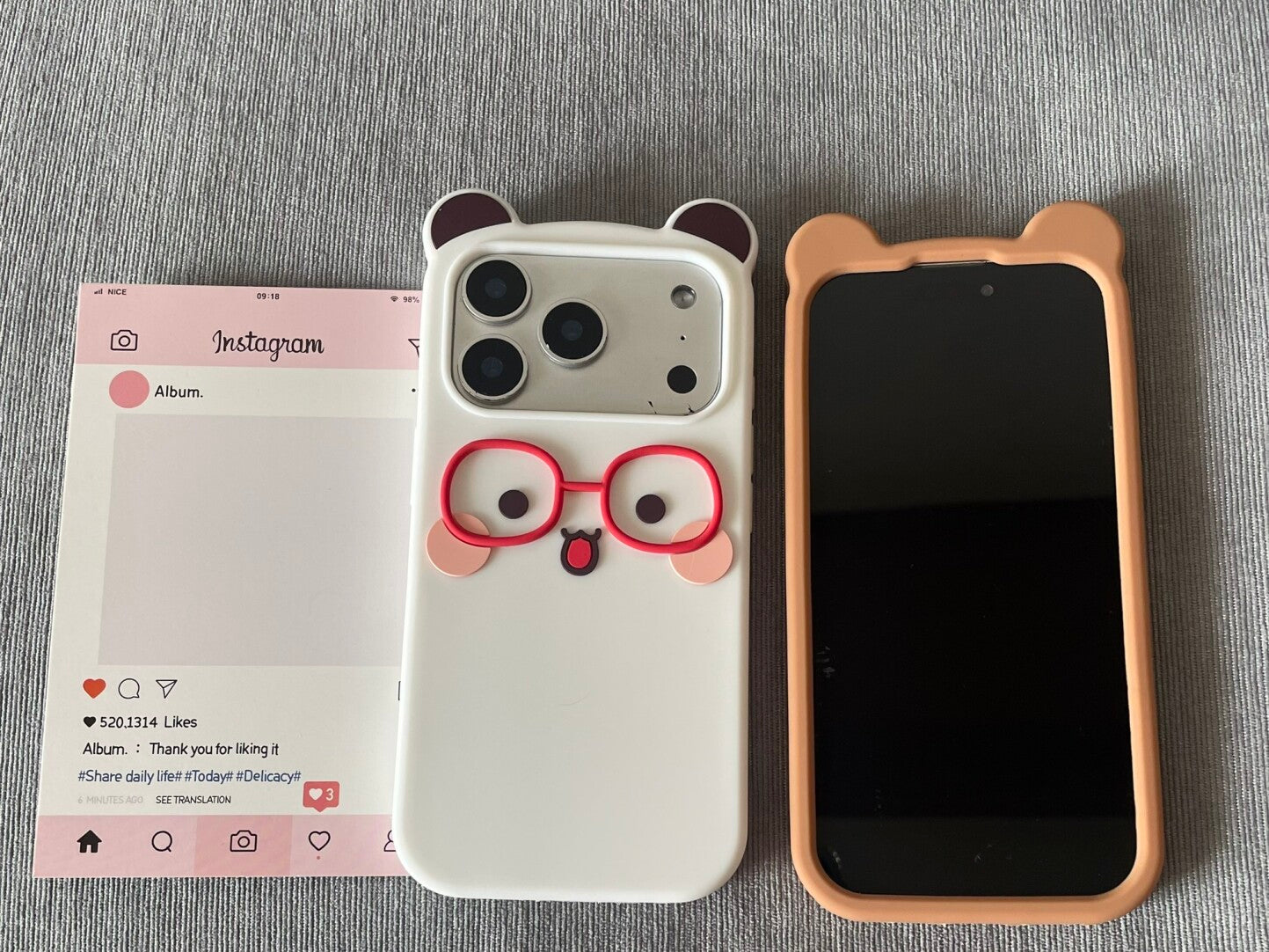 眼镜小熊手机壳 Glasses Bubu Dudu Phone Case📱