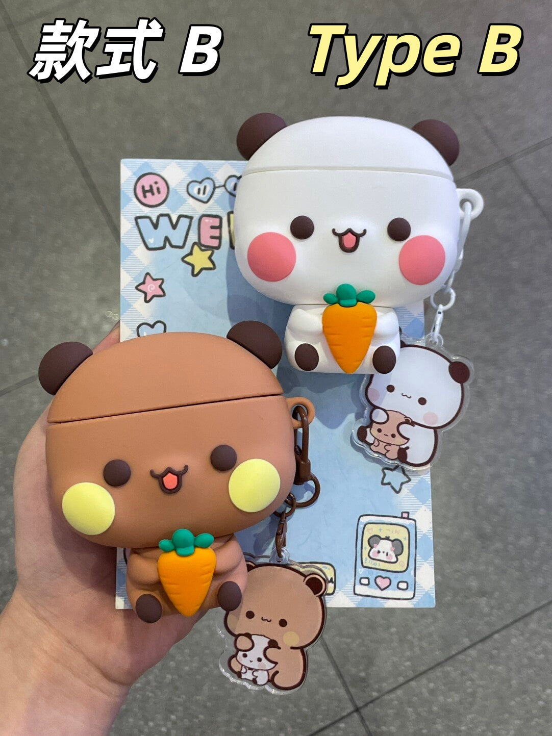 Bubu & Dudu AirPods Protective Case 一二布布耳机保护壳 🐻🎧