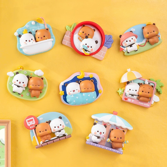 Bubu & Dudu Bear Fridge Magnet Blind Box 一二和布布—熊熊冰箱贴盲盒 🐻🧲