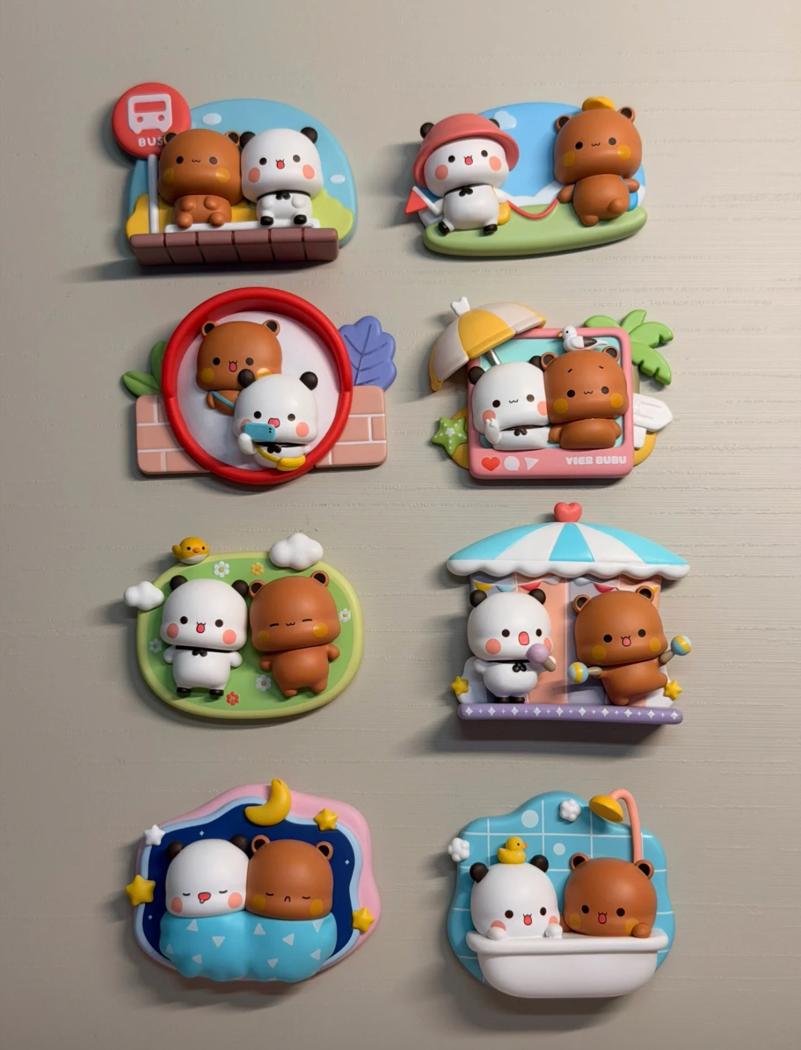 Bubu & Dudu Bear Fridge Magnet Blind Box 一二和布布—熊熊冰箱贴盲盒 🐻🧲