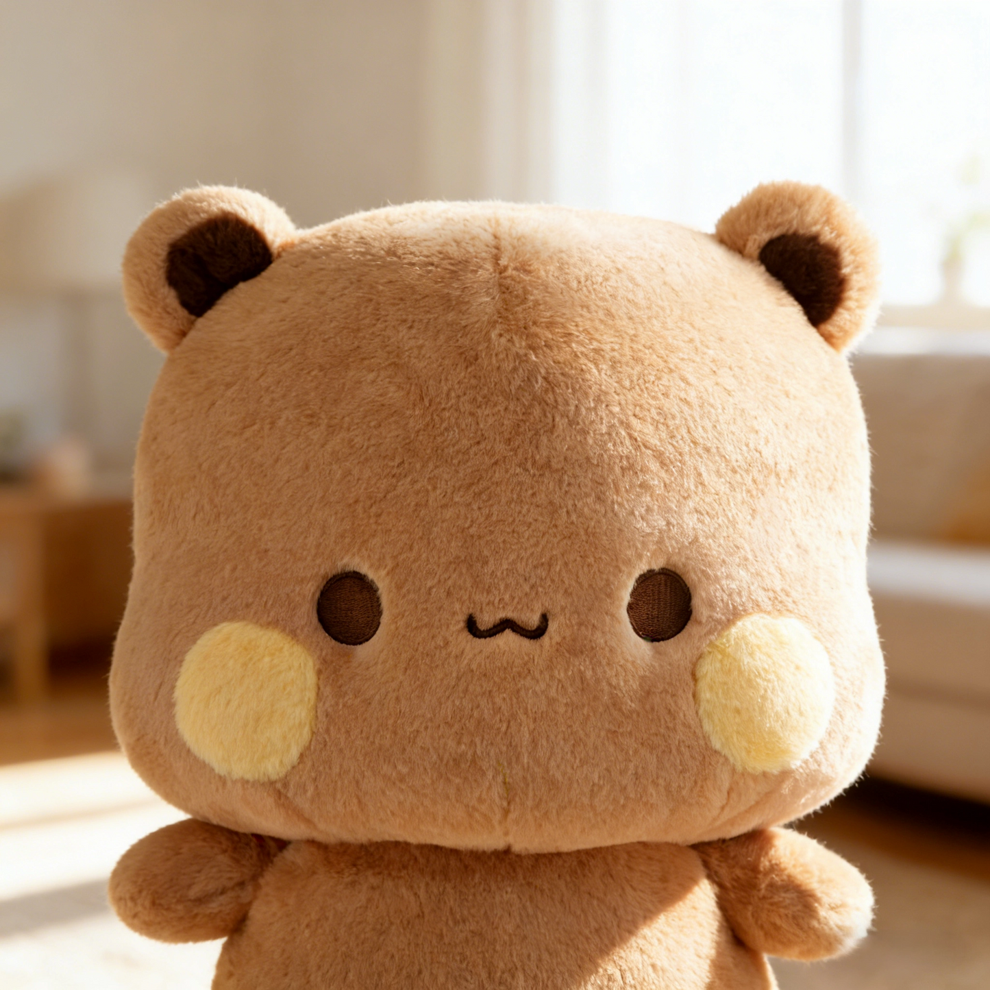 Bubu & Dudu Plush Toy Pillow 🐻🤍(100% Original) 一二和布布毛绒公仔 （原装正版）