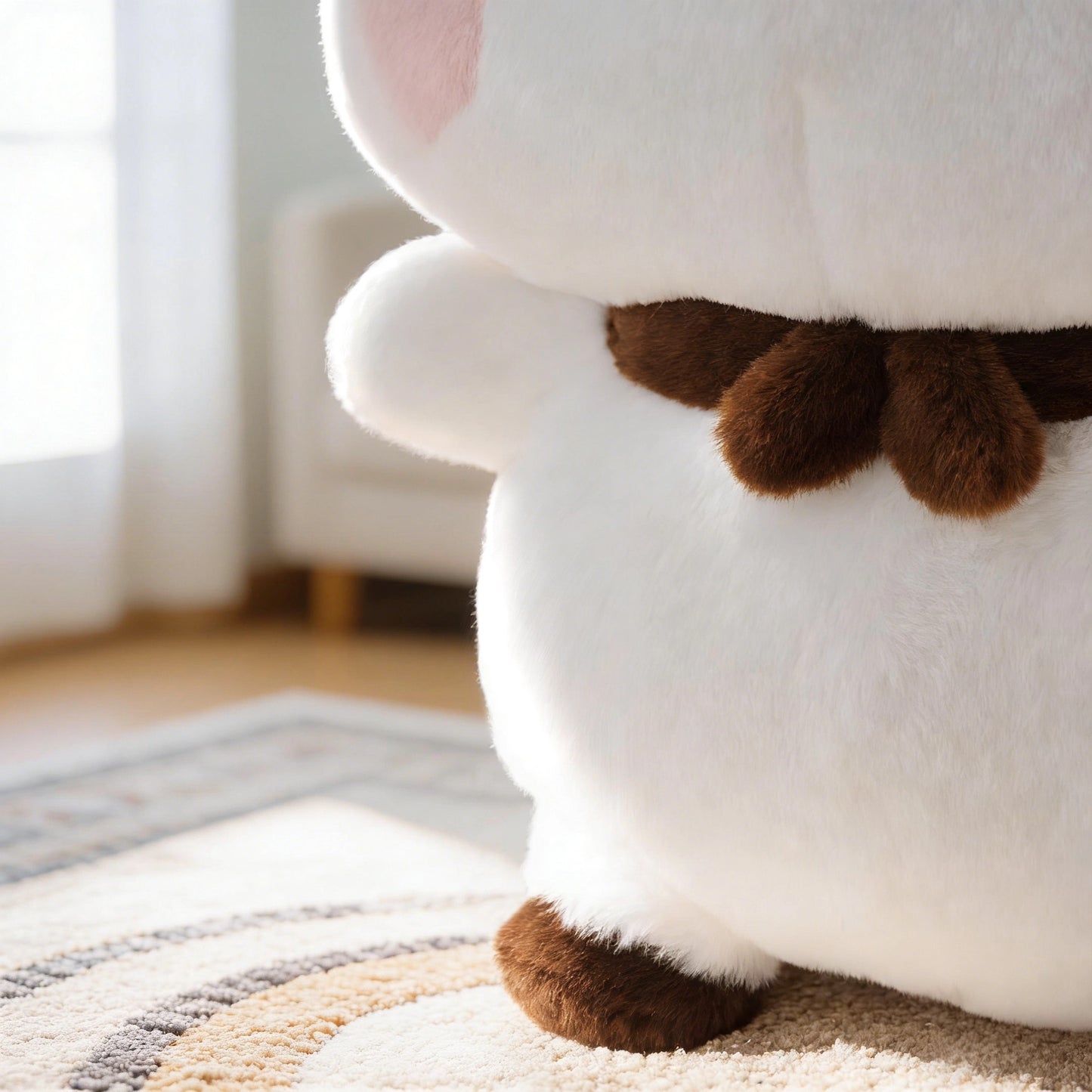 Bubu & Dudu Plush Toy Pillow 🐻🤍(100% Original) 一二和布布毛绒公仔 （原装正版）