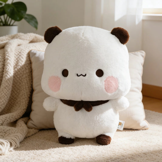 Bubu & Dudu Plush Toy Pillow 🐻🤍(100% Original) 一二和布布毛绒公仔 （原装正版）