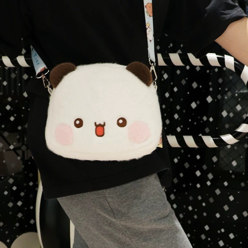🧸 Bubu & Dudu Mini Plush Crossbody Bag 一二布布小毛绒斜挎包