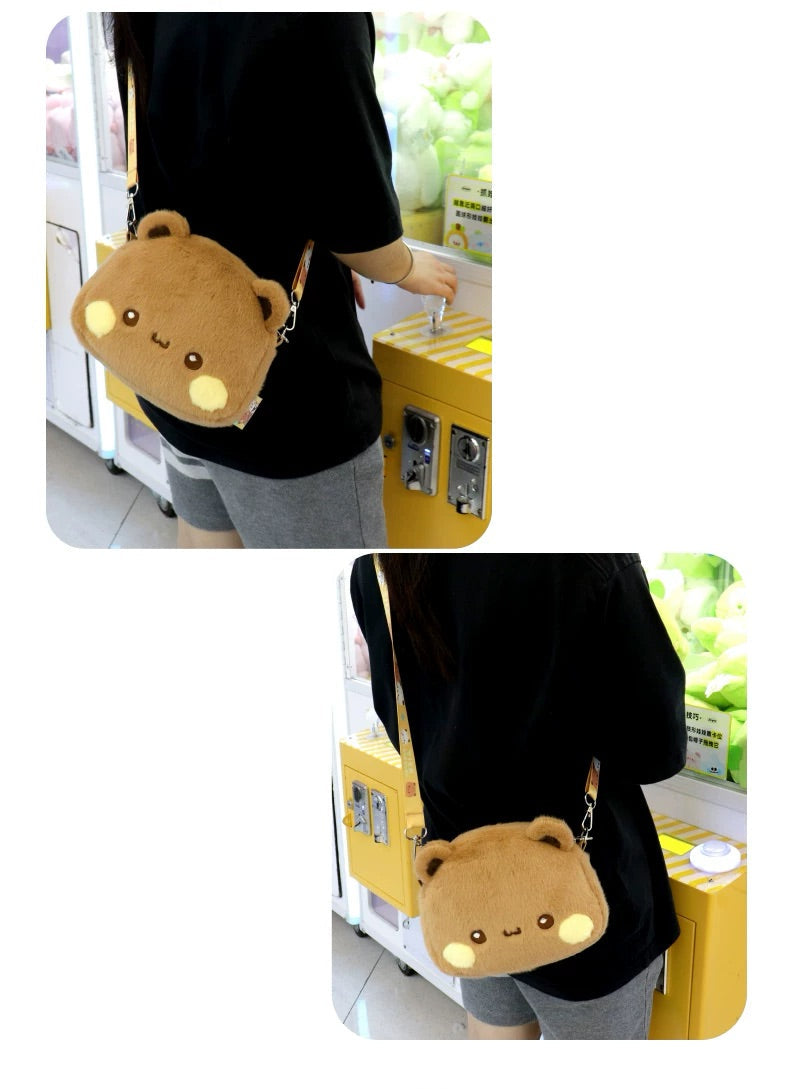 🧸 Bubu & Dudu Mini Plush Crossbody Bag 一二布布小毛绒斜挎包