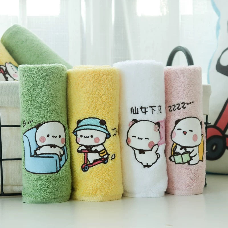 Bubu Panda Pure Cotton Thick Towel 小熊猫一二纯棉加厚毛巾