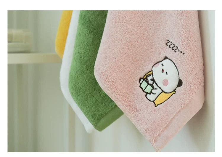 Bubu Panda Pure Cotton Thick Towel 小熊猫一二纯棉加厚毛巾
