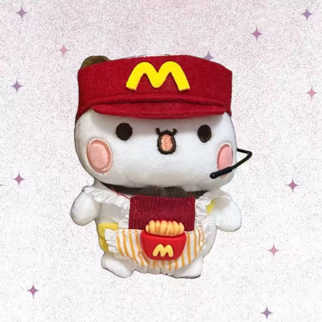 Bubu & Dudu Super Soft Plush Keychain (Original)🧸 一二布布弹力超柔毛绒挂件-正版