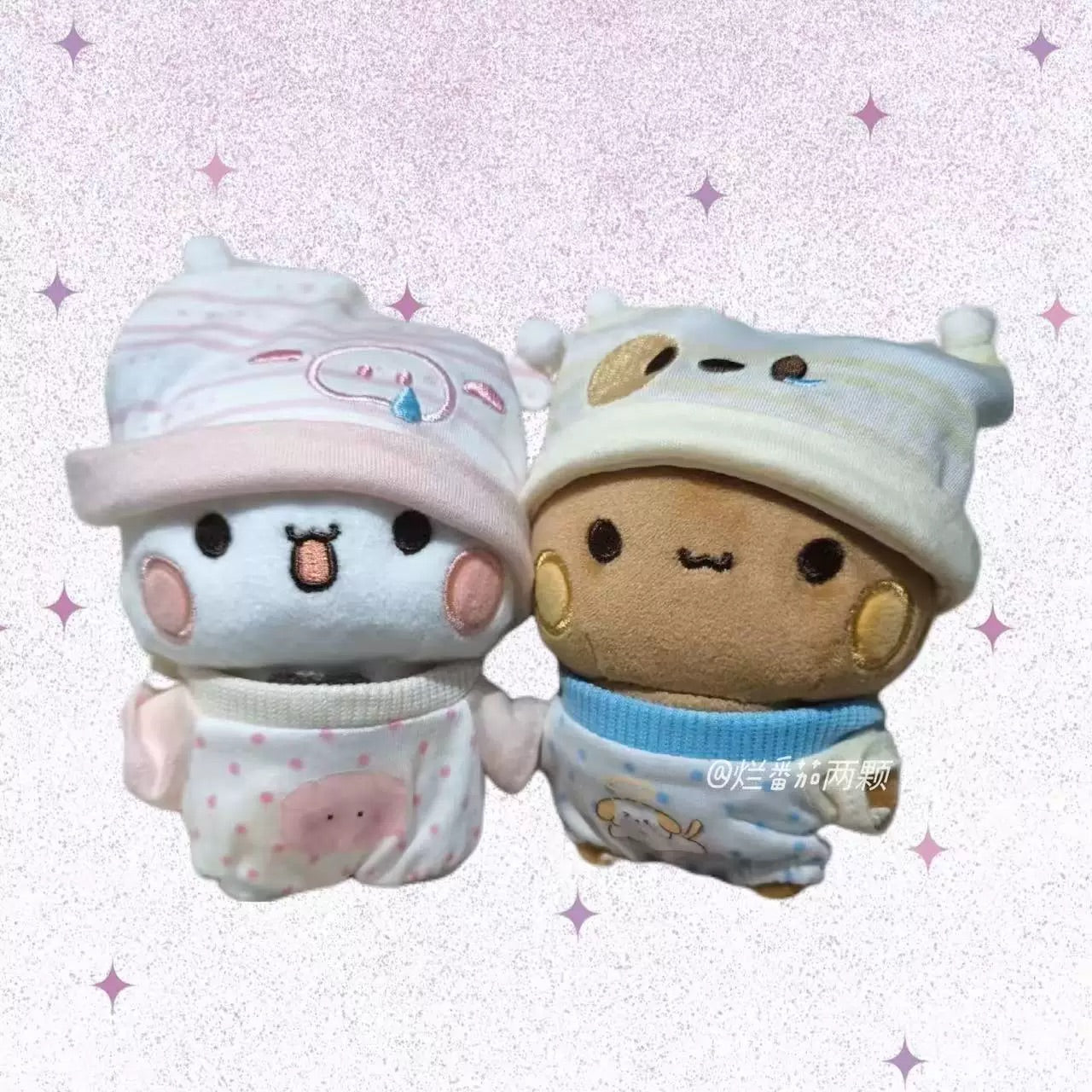 Bubu & Dudu Super Soft Plush Keychain (Original)🧸 一二布布弹力超柔毛绒挂件-正版
