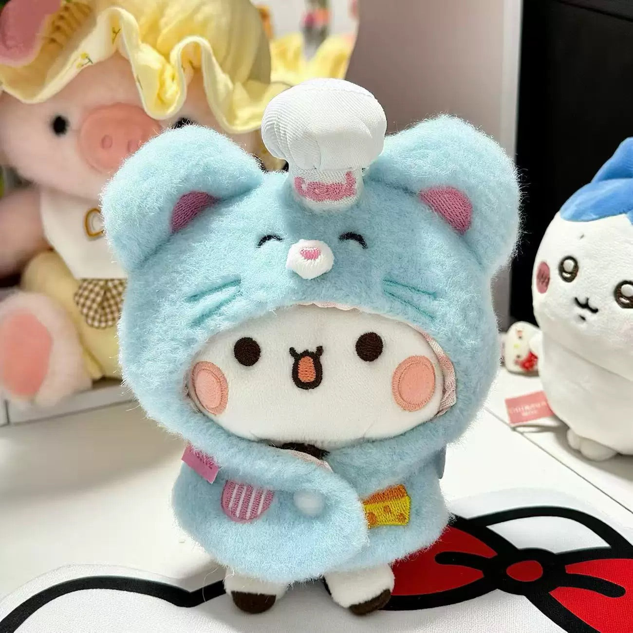 Bubu & Dudu Super Soft Plush Keychain (Original)🧸 一二布布弹力超柔毛绒挂件-正版