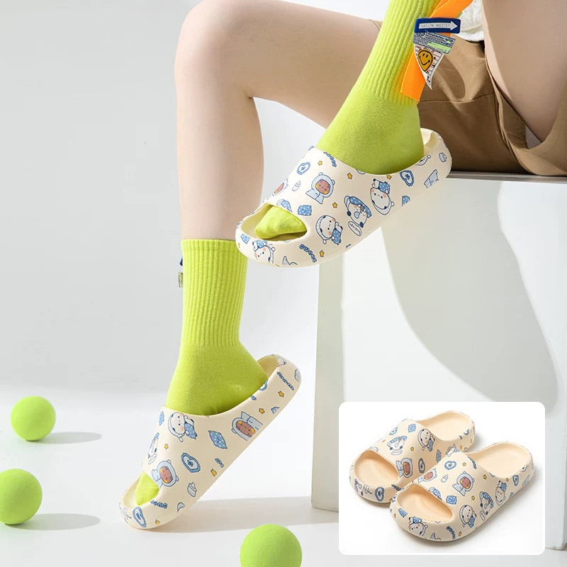 Bubu & Dudu Soft Cushion Slippers 一二布布软底凉拖