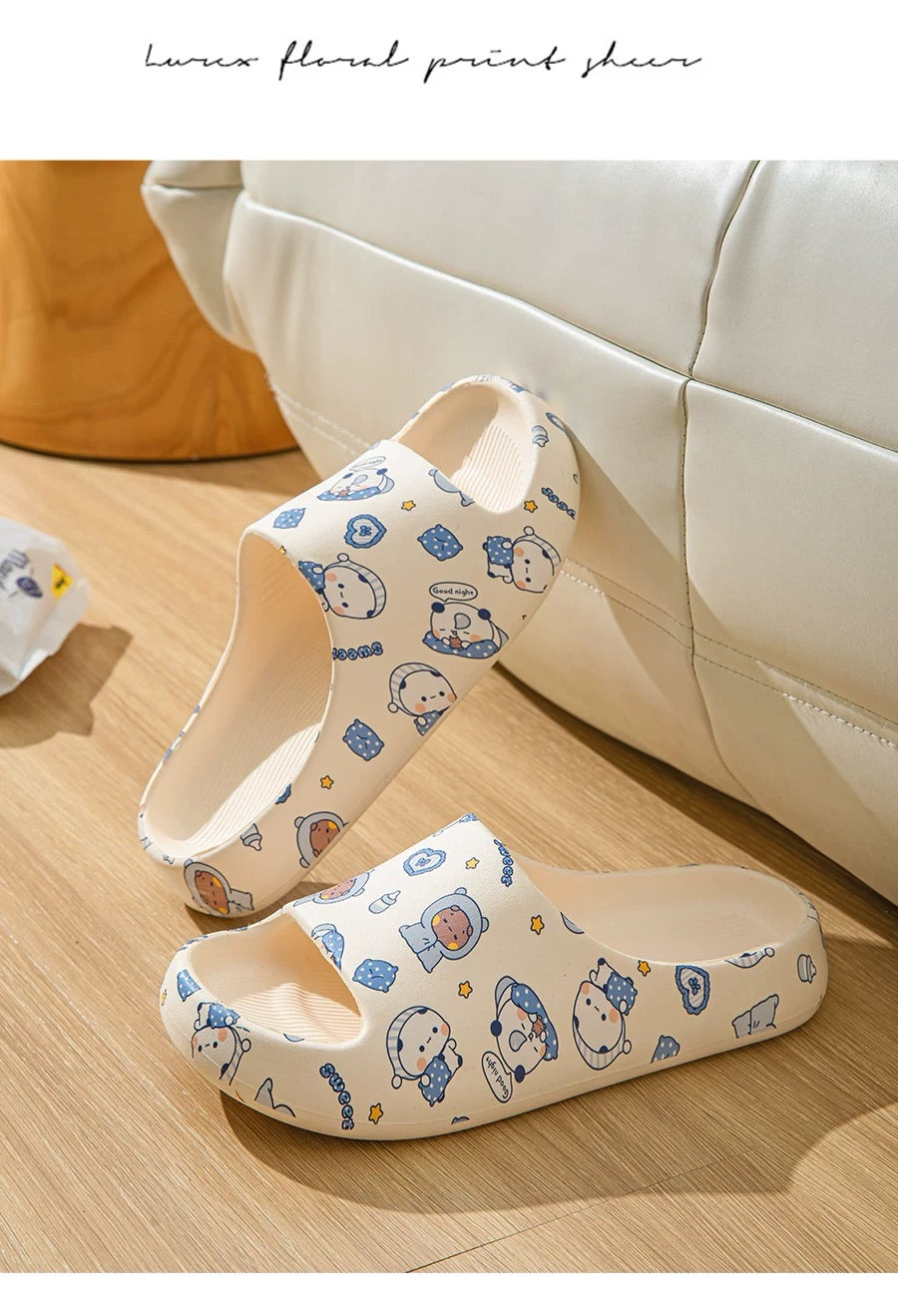 Bubu & Dudu Soft Cushion Slippers 一二布布软底凉拖