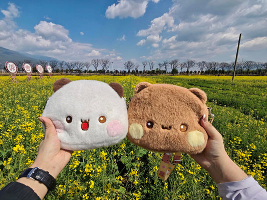 🧸 Bubu & Dudu Mini Plush Crossbody Bag 一二布布小毛绒斜挎包
