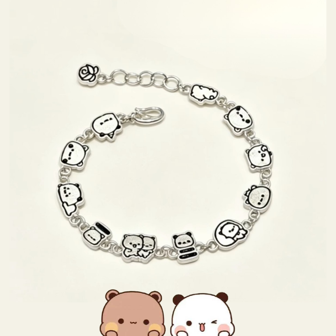 999足银一二布布手链 999 Pure Silver Bracelet 🐻✨