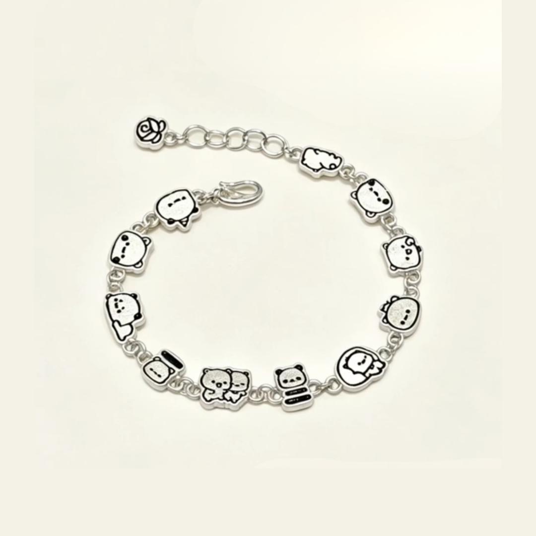 999足银一二布布手链 999 Pure Silver Bracelet 🐻✨