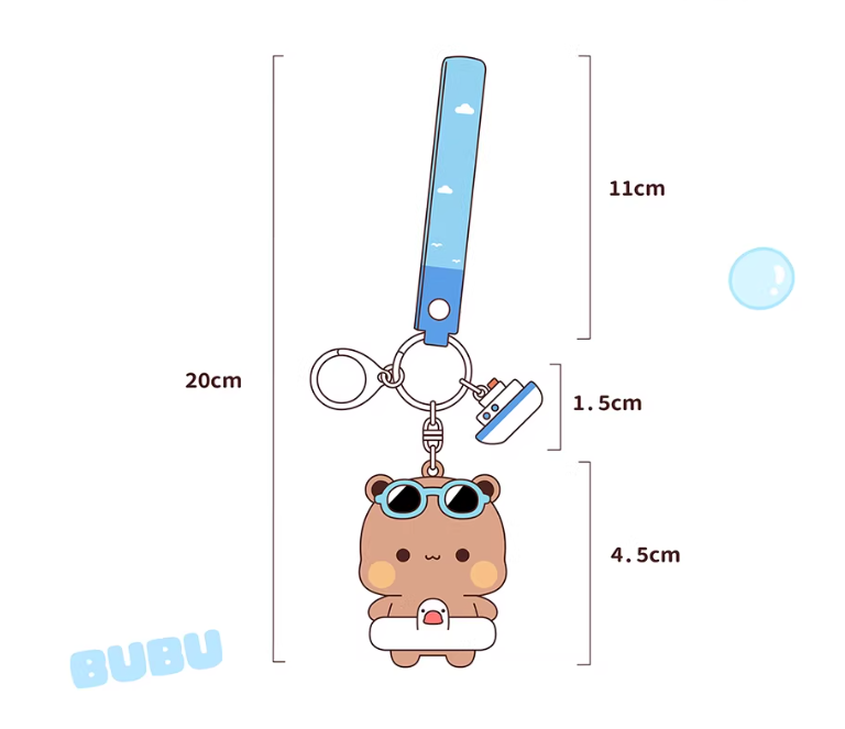 🏝️夏日系列挂件 Summer Keychain Charm (限量 Limited Edition)
